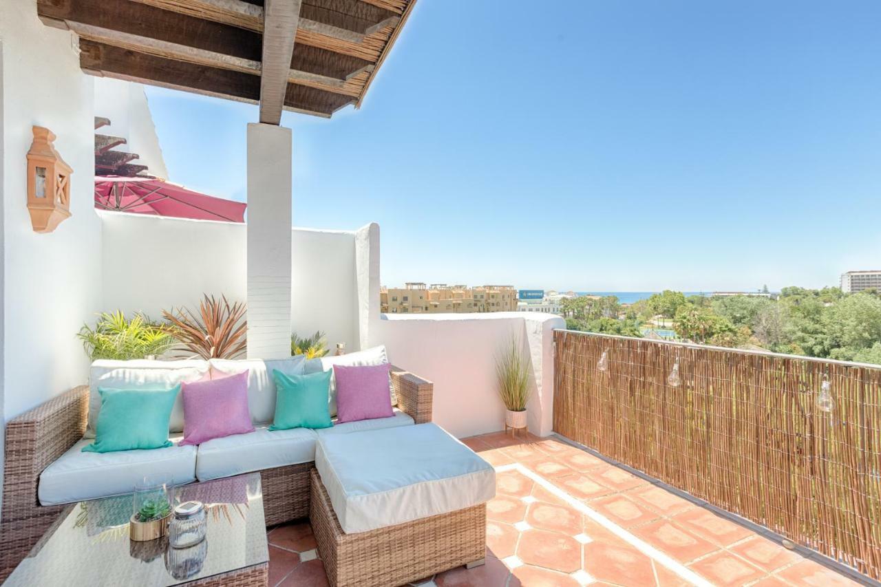 Apartament Sea & Mountain View Penthouse Estepona Zewnętrze zdjęcie